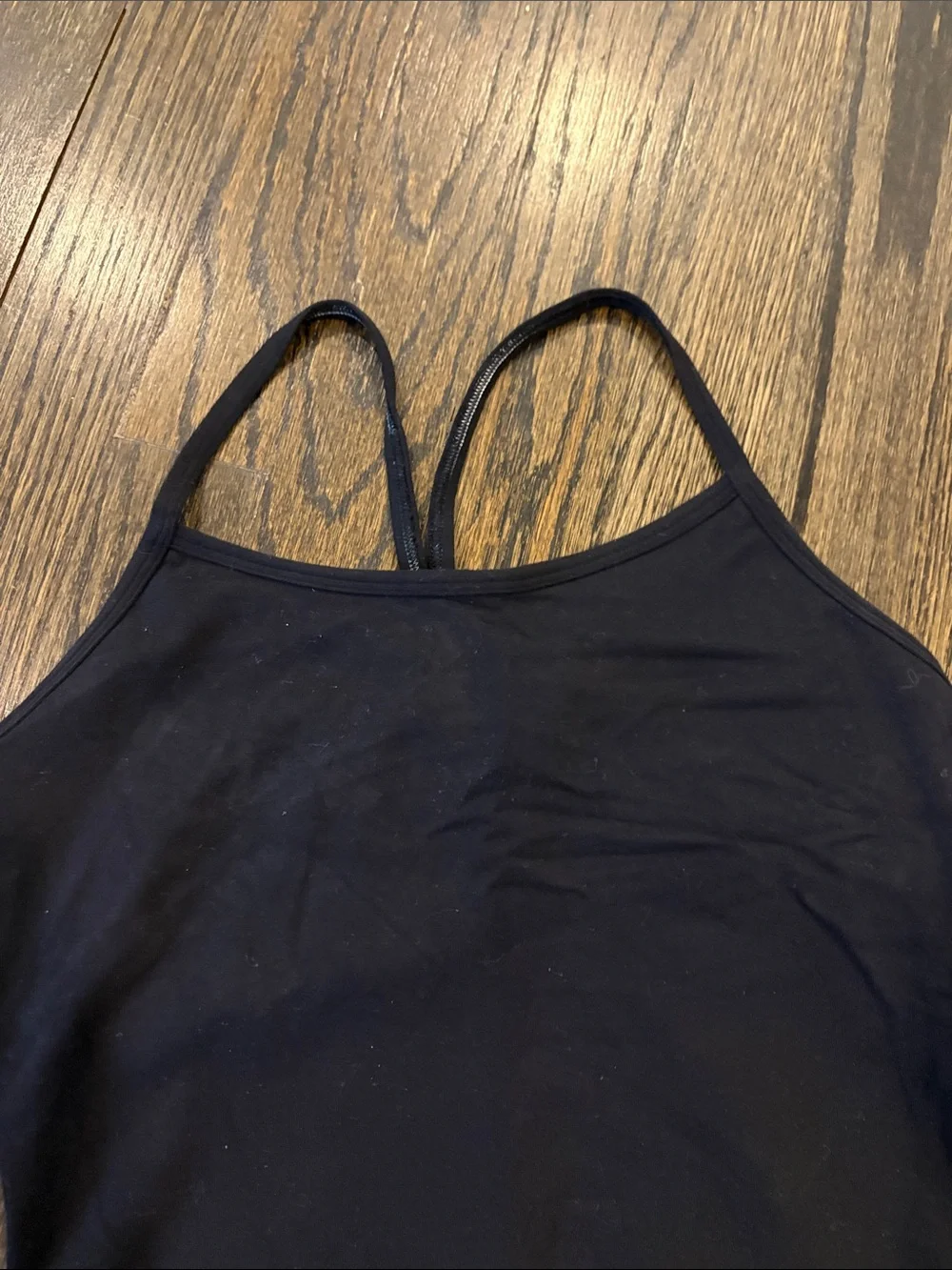 Ivivva Black Girls' Slim Razorback Tank (size14)